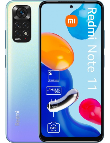 Xiaomi Redmi Note 11 128GB Star Blu Dual Sim 4GB Europa