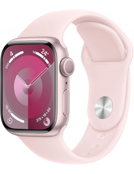 Apple Watch 9 41mm Quadrante Rosa con cinturino Rosa GPS Europa - 1