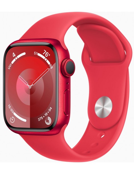 Apple Watch 9 41mm Quadrante Rosso con cinturino Rosso GPS Europa - 1