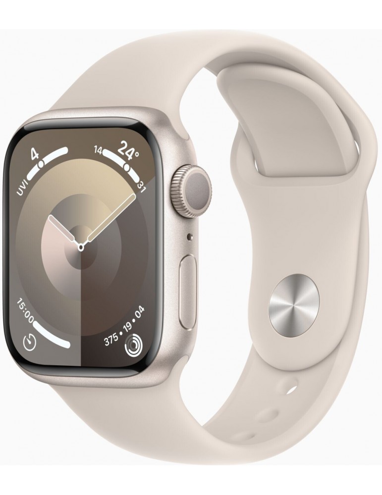 Apple Watch 9 41mm Quadrante Bianco con cinturino Bianco GPS Europa - 1