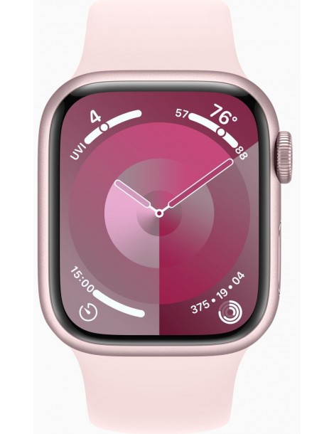 Apple Watch 9 41mm Quadrante Rosa con cinturino Rosa GPS Europa - 2