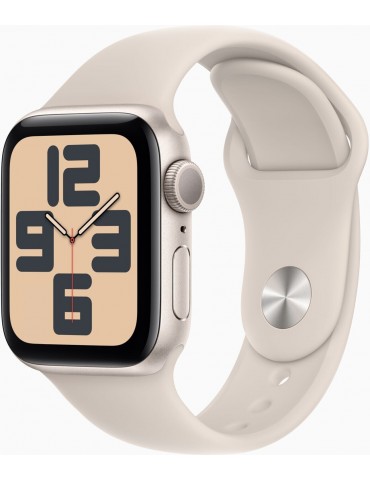 Apple Watch SE 44mm 2023 Quadrante Bianco con cinturino Bianco GPS Europa - 1