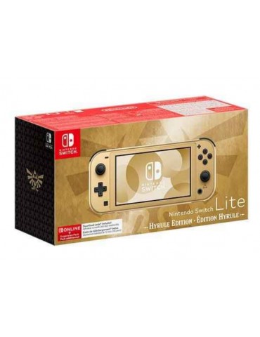 Nintendo Switch Lite Console Hyrule Special Edition + 12M NSO